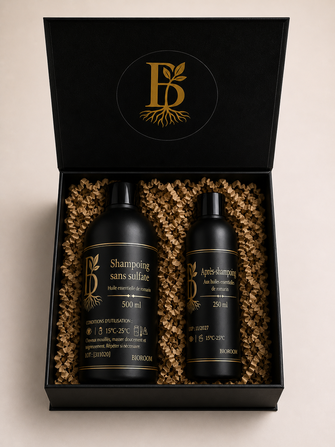 coffret shampooing et après shampooing au romarin coffret shampooing et après shampooing au romarin